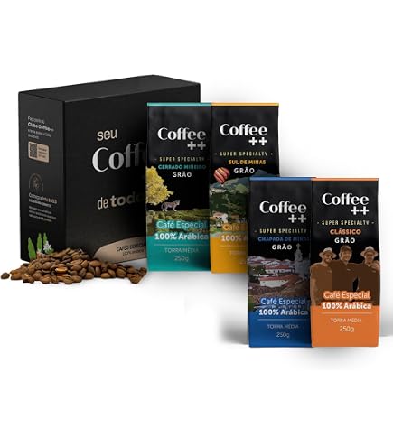 Kit 4 Pacotes Café Especial Em Grãos Coffee Mais Clássico, Arara